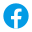 Значки Facebook в форме круга icon