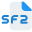 SF2 file extension is most commonly used for SoundFont sound bank files icon