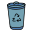 Lixeira de reciclagem icon