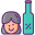 外部飲酒中毒-フラティコン-線形カラー-フラットアイコン icon