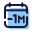 Minus 1 Monat icon