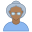 Person Old Female Skin Type 6 icon