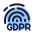 Empreinte digitale GDPR icon