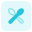 Thick drumstick for enhanced music playback for drumming set icon