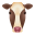 emoji faccia di mucca icon