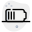 Medium battery power level indication isolated on a white background icon