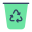 Lixeira de reciclagem icon