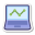 Laptop Analytic icon