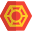 Bagua or Pa Kua a hexagon mirror is a special mirror icon