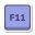 tasto f11 icon
