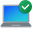 Computer portatile controllato icon