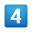 키캡 숫자 4개 이모티콘 icon