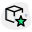 Favorite design of a cube shape isolated on a white background icon