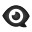 吹き出し内の目 icon
