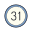 31 Circle icon