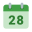 Календарная неделя 28 icon