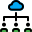 Cloud space membership shared between multiple users icon