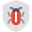 Shield against system software bug logotype layout icon