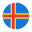 Aland Islands Circular icon