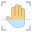 Handflächenscan icon