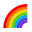 Regenbogen-Emoji icon