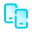 Zwei Smartphones icon