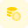 Bitcoin server layout isolated on white background icon
