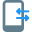 Mobile data cellular internet connection arrows Logotype icon