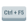 tasto ctrl-più-f5 icon