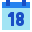 Calendar 18 icon