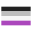 asexuelle Flagge icon