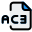 AC3 is a file extension for surround sound audio files used on DVDs format icon