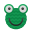 Lleno de punto de la rana icon