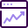 Web chart icon