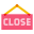Sinal de fechado icon