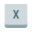 clé X icon