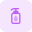 Soap and sanitizer for for care of babies icon