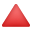 赤い三角の上を向いた絵文字 icon
