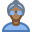 Person Old Female Skin Type 6 icon