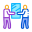 Workers Carrying Glass icon