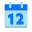 Calendário 12 icon