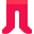 빨간 어린이 스타킹 icon
