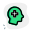 Neurology department with brain function vitals icon