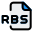 RBS File Association format contains audio data and is often encoded at lower bits icon