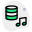 Music and audio storage on local drive server icon
