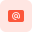 Email address contact card icon