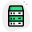 Modern server computer stacked on each other icon