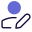 Editing user profile information with pencil layout icon