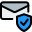 Online mail security icon