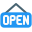 Open Sign icon